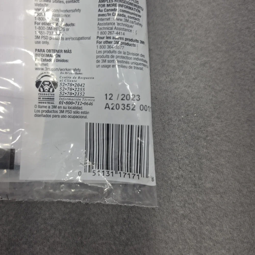 3M 2296 Advanced P 100 Acid Gas Replacement Respiratory Protection Filter. E